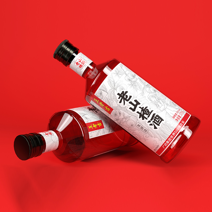 王老吉-老山楂酒标签